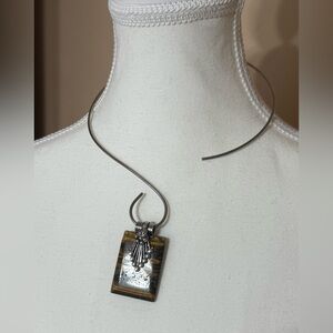 Handcrafted Stainless Steele Wire Necklace